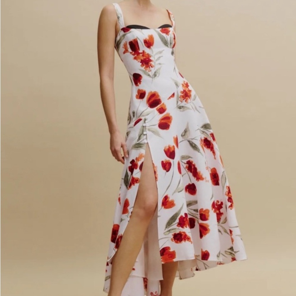 Reformation Linen Bekki dress - Picture 2 of 4